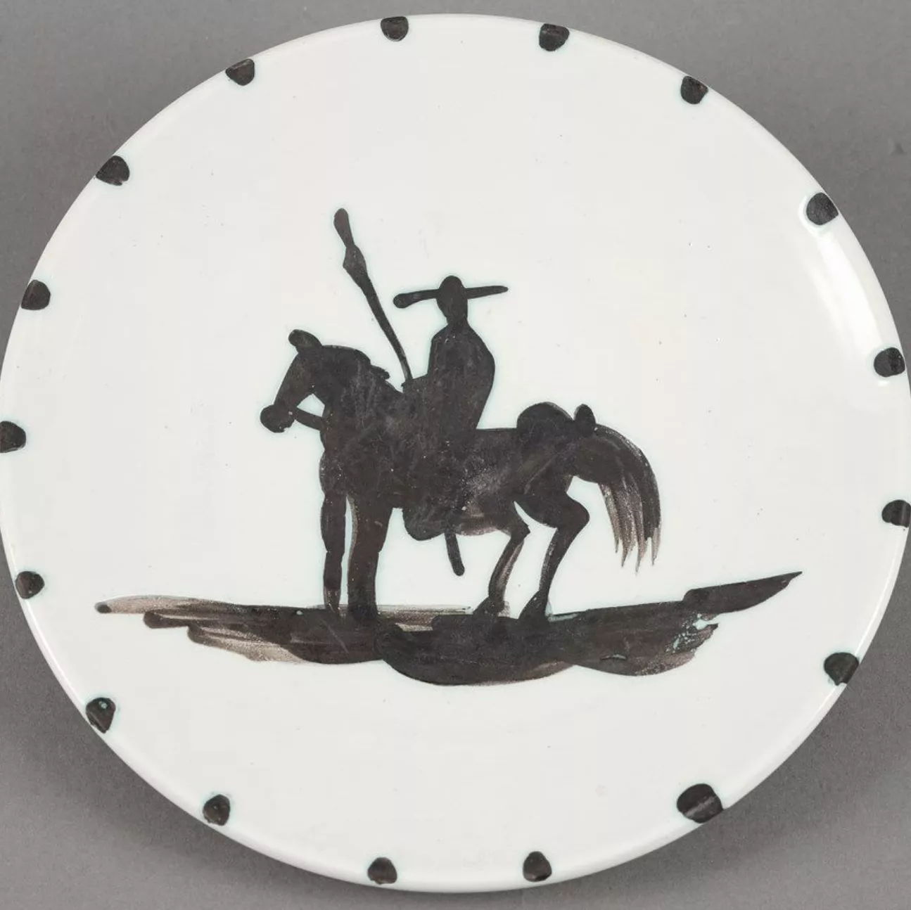 Picasso x Madoura, assiette en c&eacute;ramique