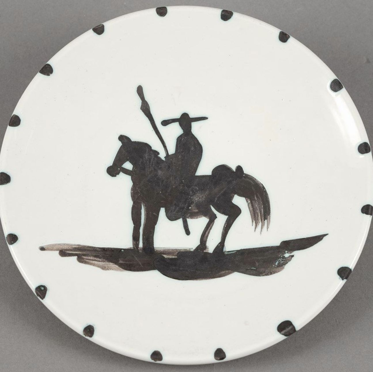 Picasso x Madoura, assiette en céramique