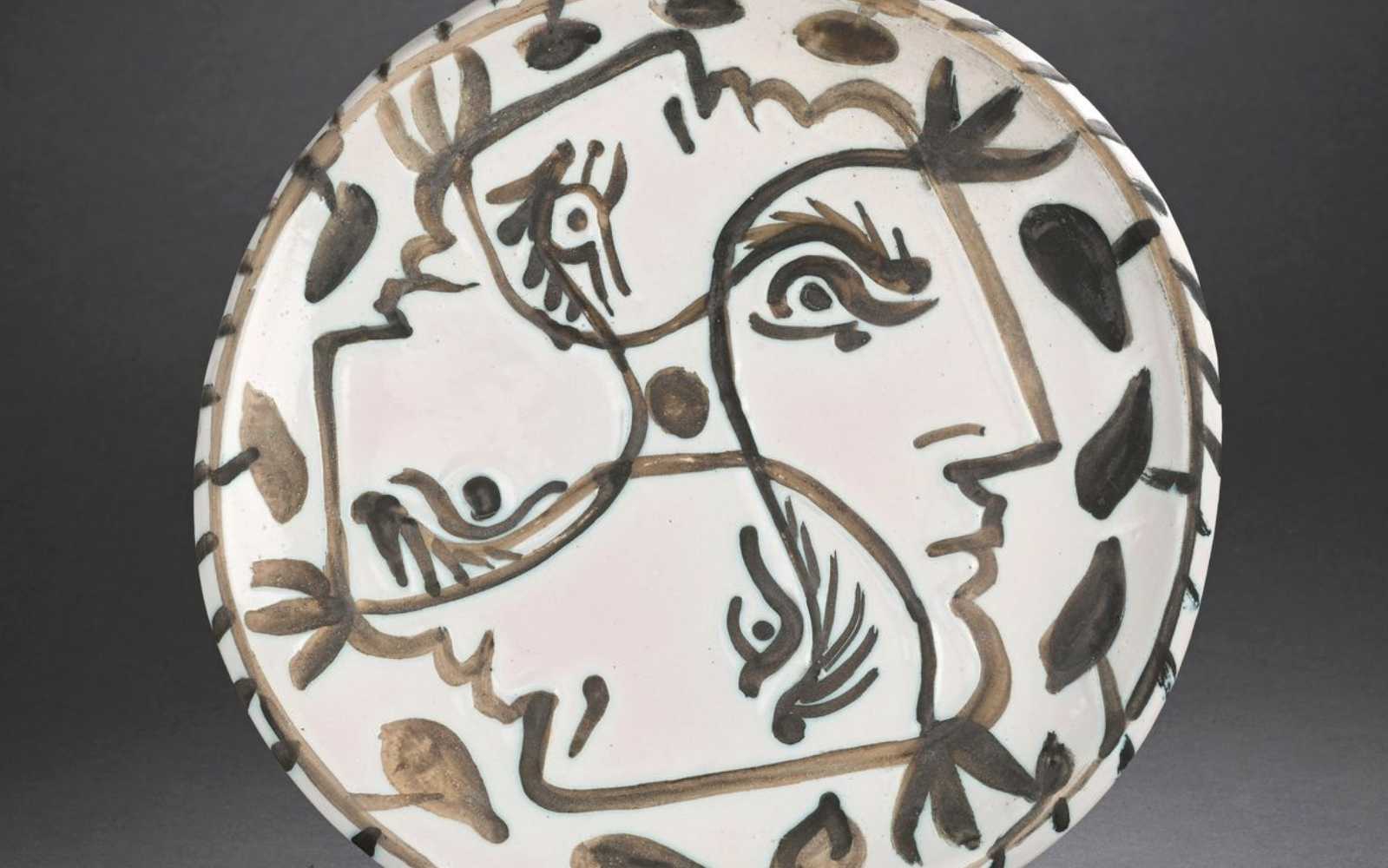Picasso x Madoura, plat en céramique