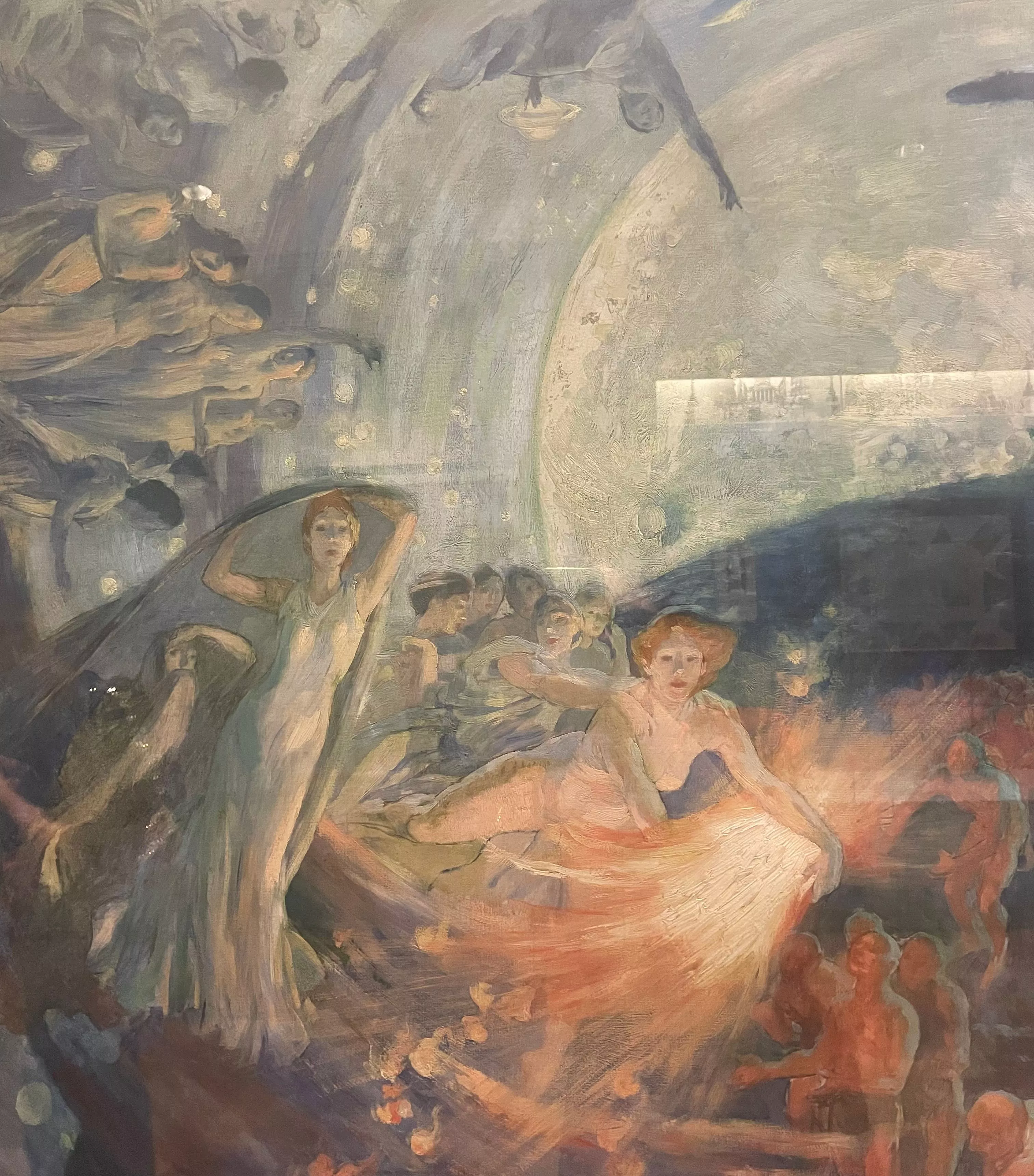 Albert Besanrd, huile sur toile