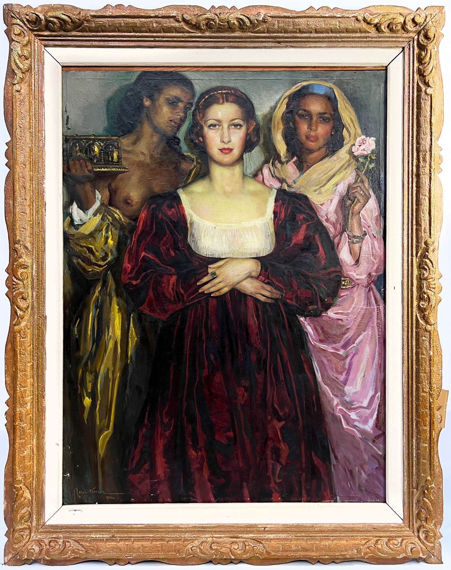 Cruz Herrera, huile sur toile