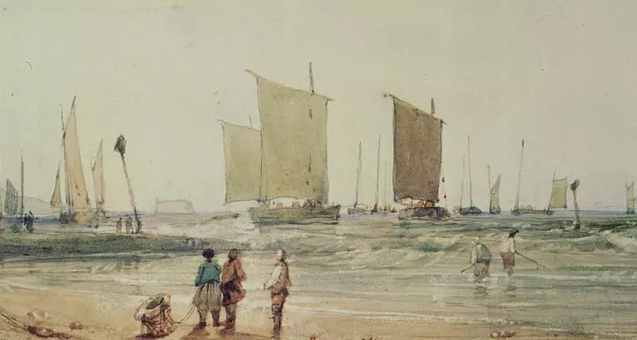 Bonington, aquarelle