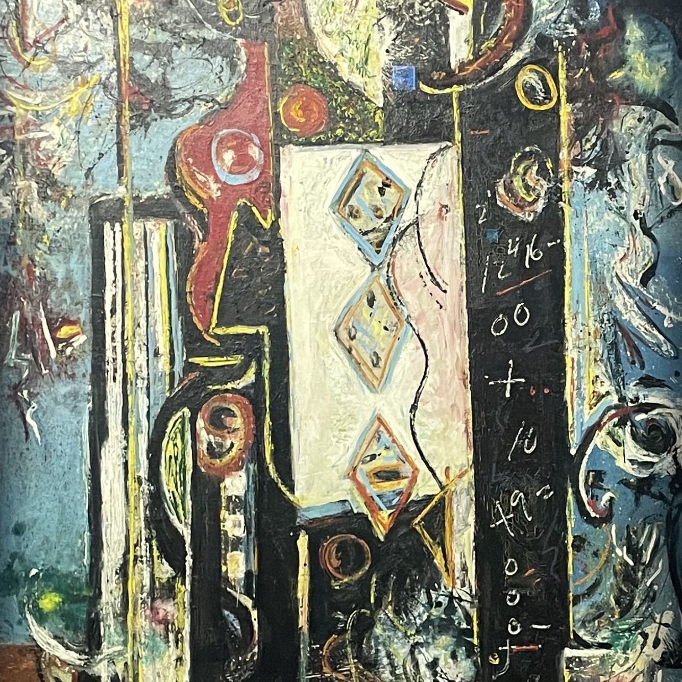 Jackson Pollock, huile sur toile