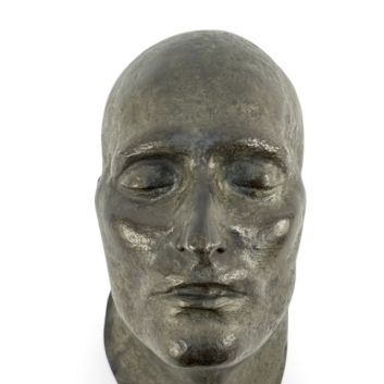 François ANTOMMARCHI (1780/89-1833) Masque mortuaire de Napoléon 1er Bronze à patine brune