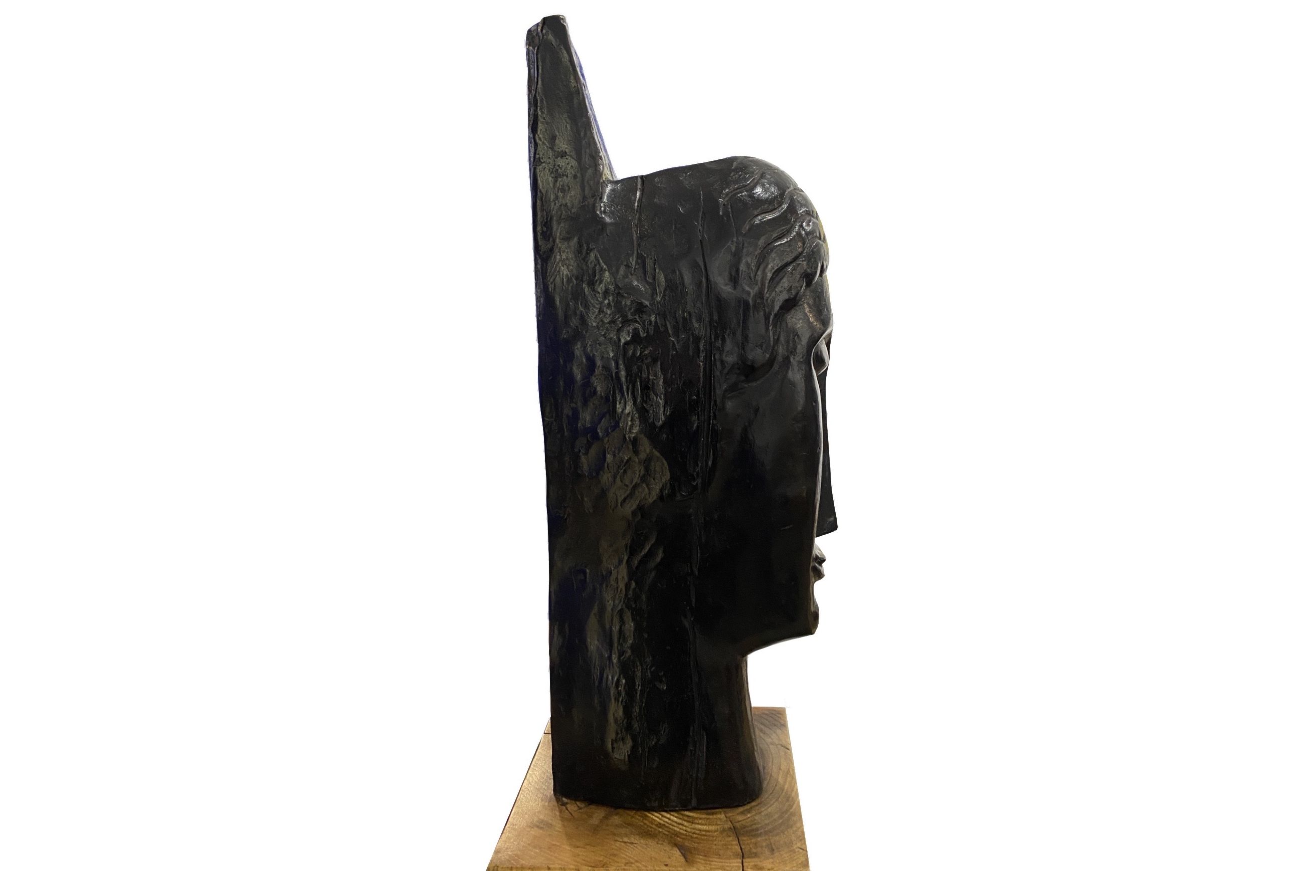 Modigliani, profil de femme (bronze)