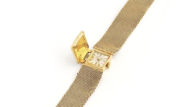 HERMA, Montre bracelet de dame en or