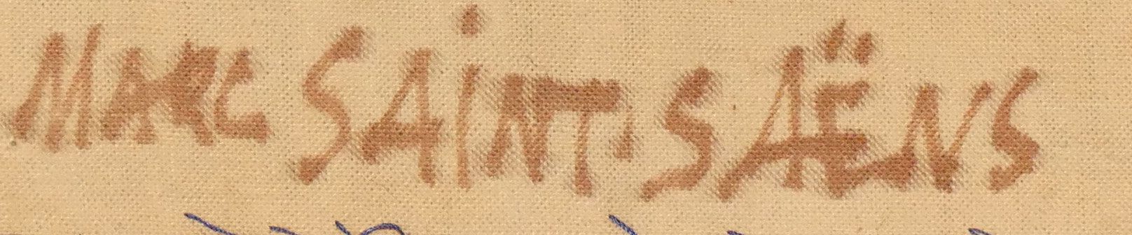 Signature de Saint Saens