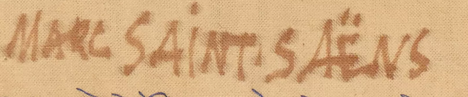 Signature de Saint Saens