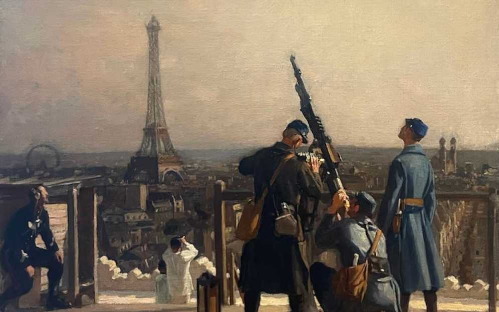 Auguste Leroux, huile sur toile