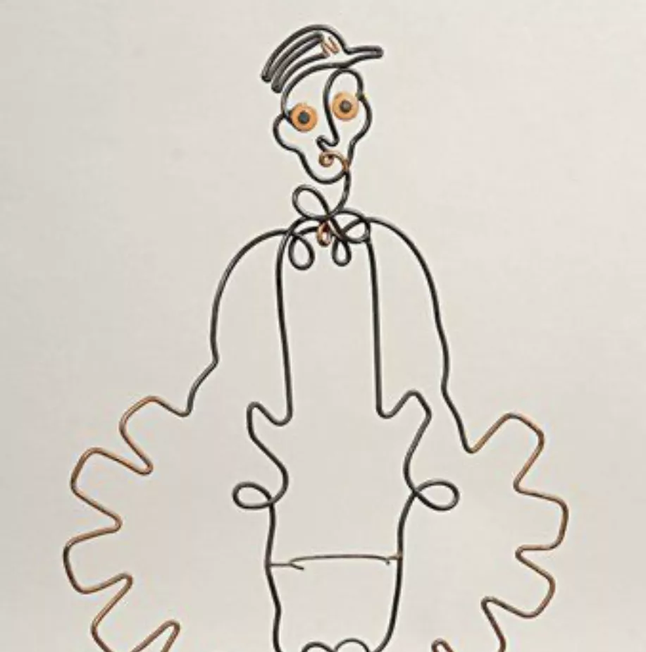 Porte bouteille d'apr&egrave;s un dessin de Georges Lepape