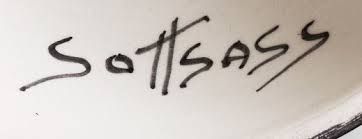 Signature de Sottsass