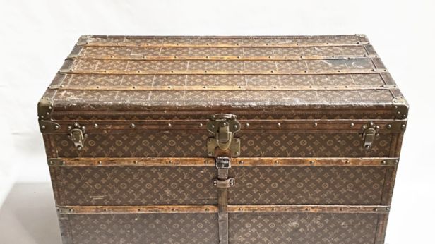 Malle Louis Vuitton toile enduite