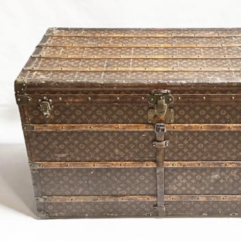 Malle Louis Vuitton toile enduite