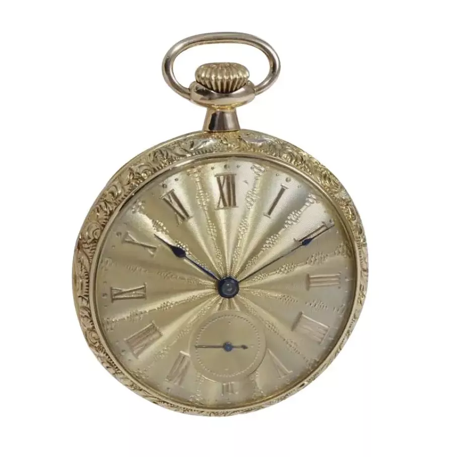 Hampden, montre gousset d'&eacute;poque Art Nouveau