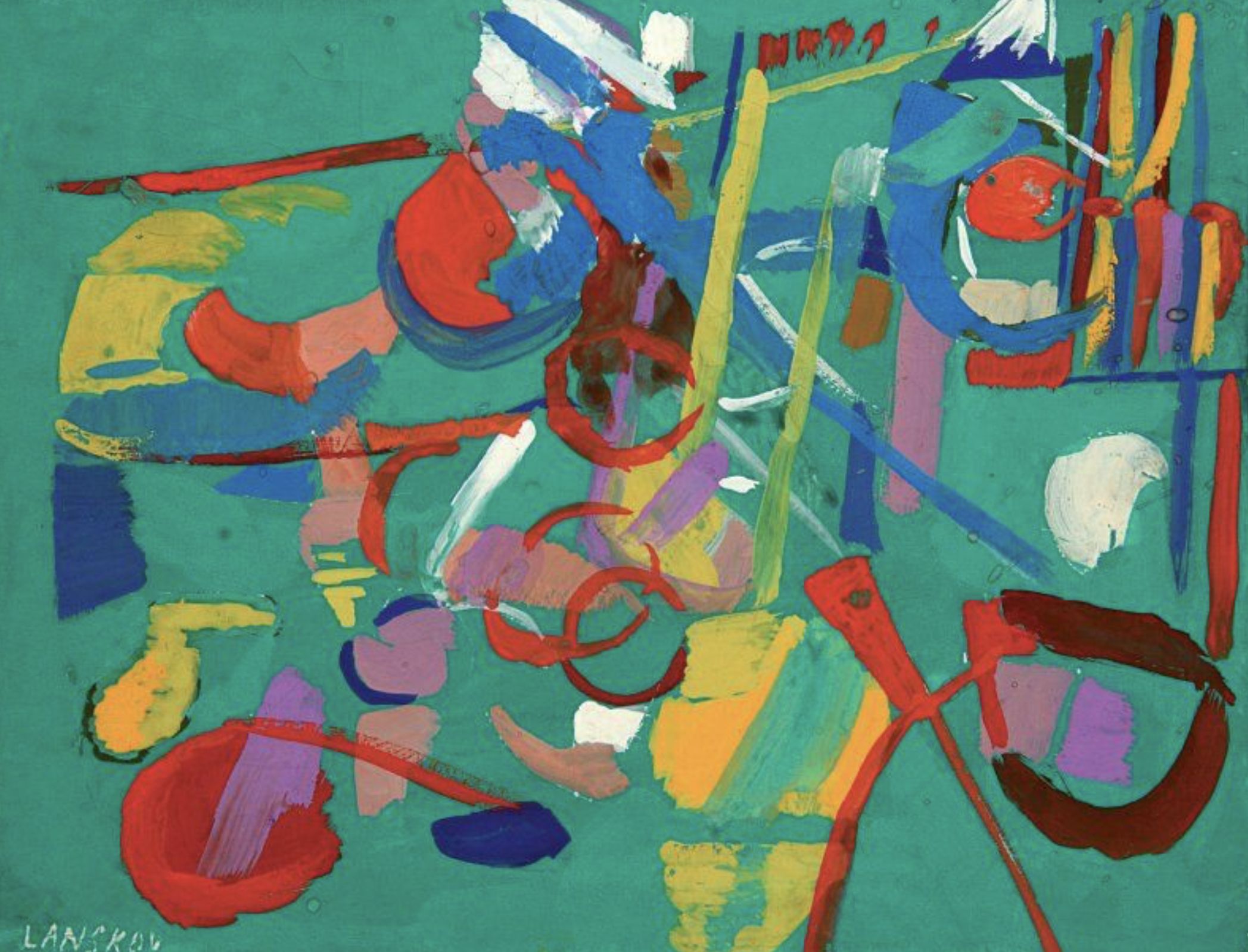 Lanskoy, huile sur toile