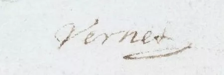 Signature de Claude Joseph Vernet