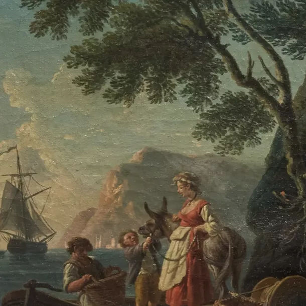 Vernet, huile sur toile