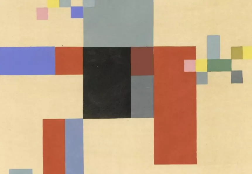 Taeuber Arp, composition mixte