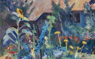 Adolf Weber, huile sur toile