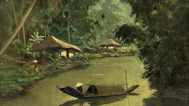 Henri MEGE, huile sur toile