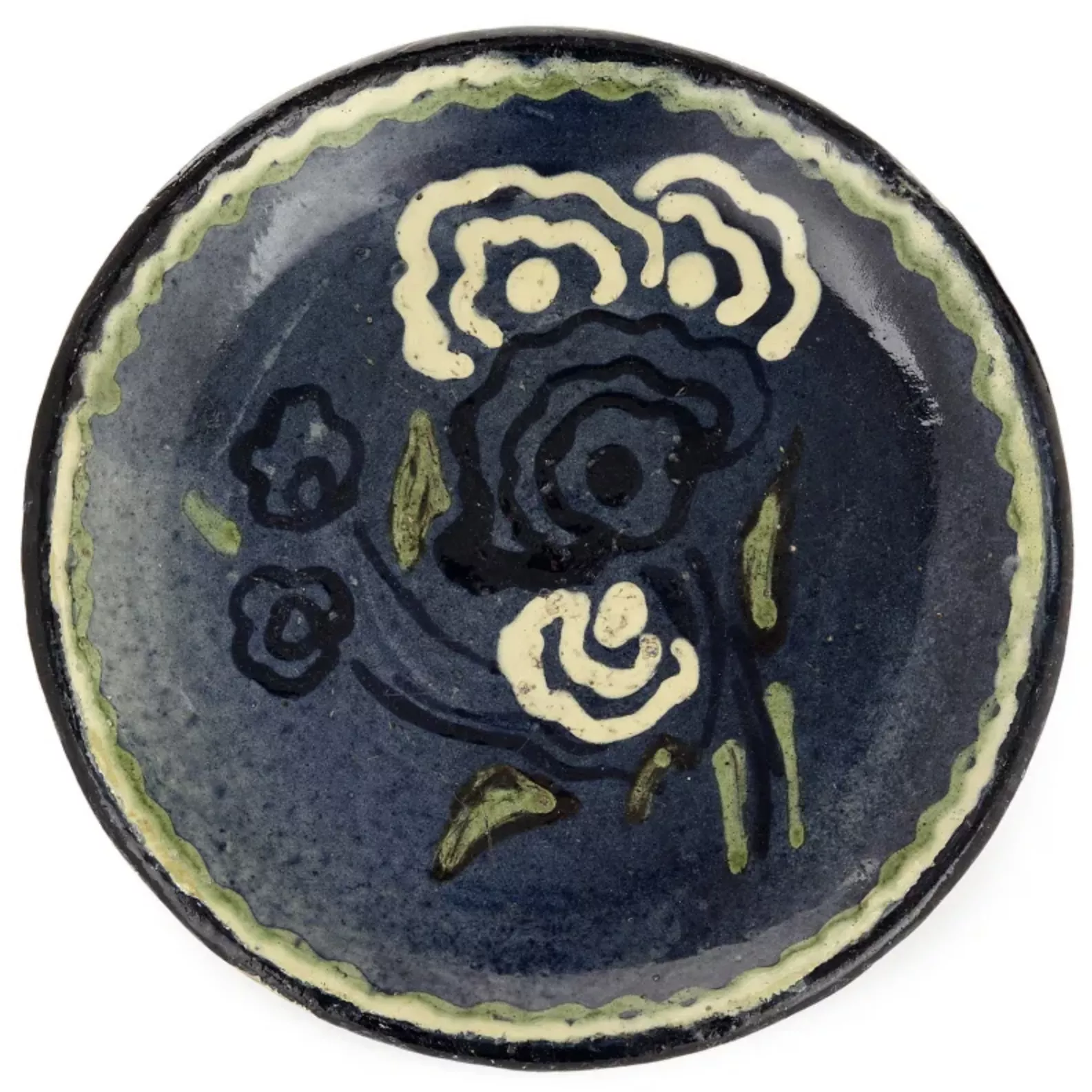 Anne Dangar, assiette en c&eacute;ramique