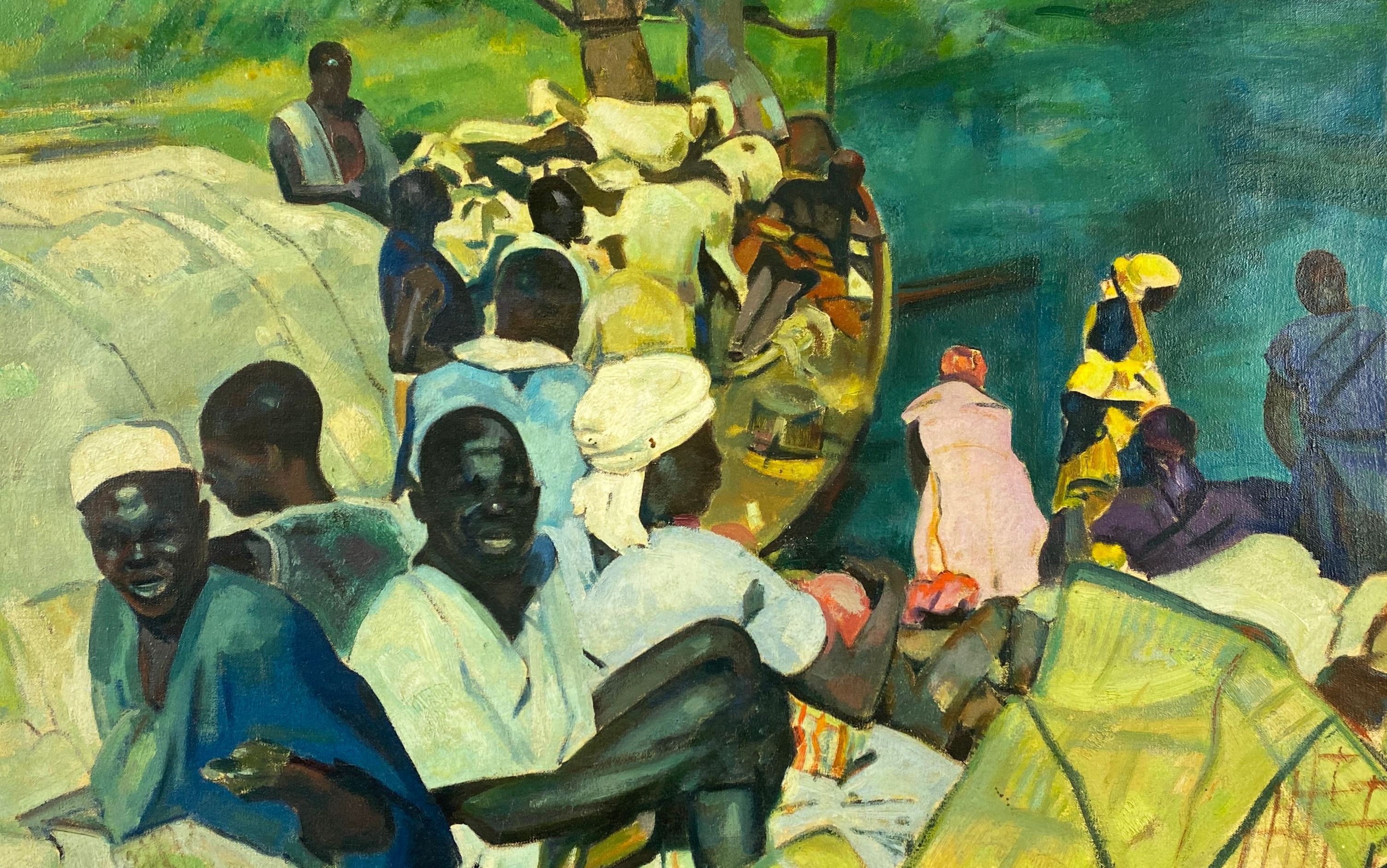 Jacques Majorelle, huile sur toile