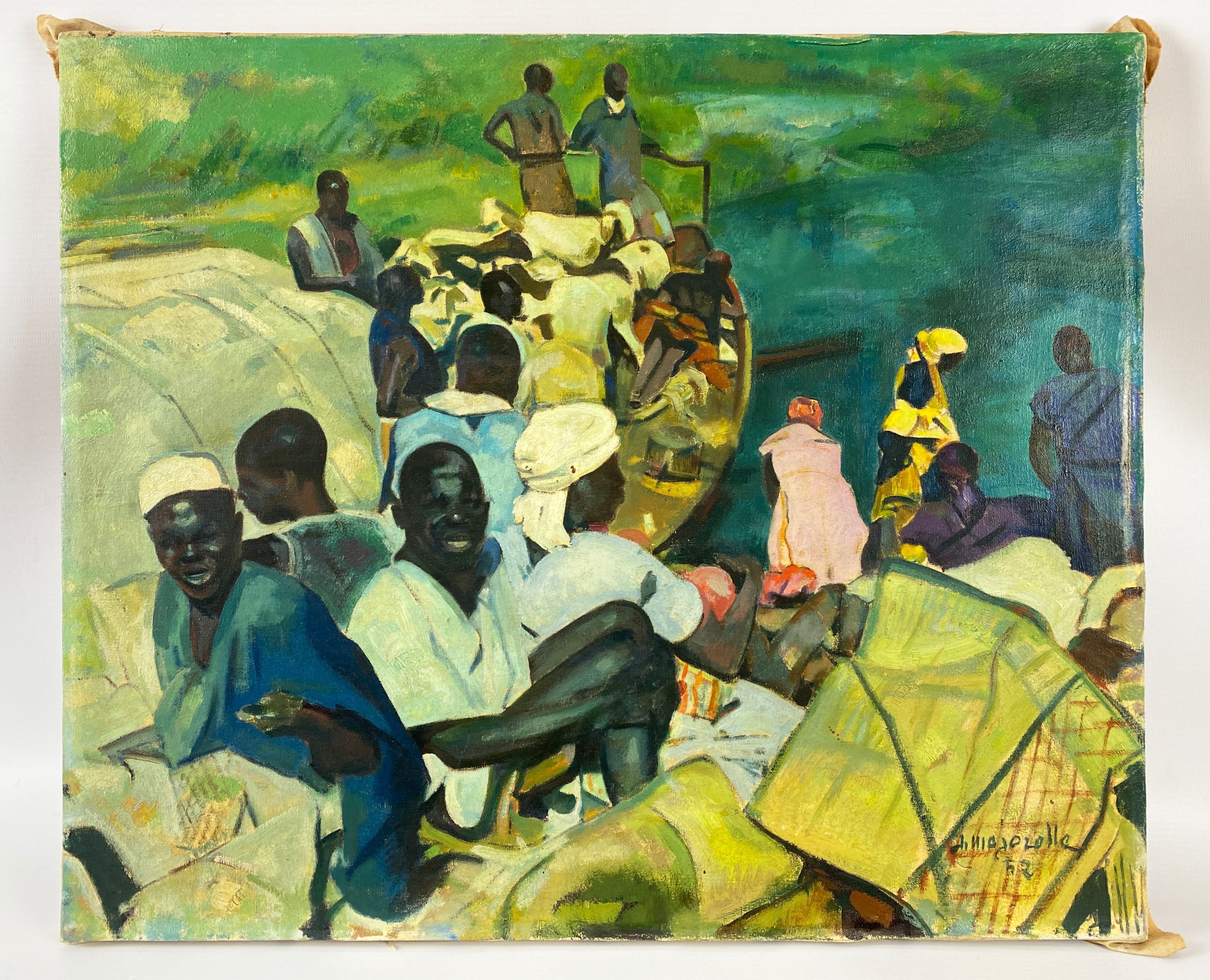 Jacques Majorelle, huile sur toile