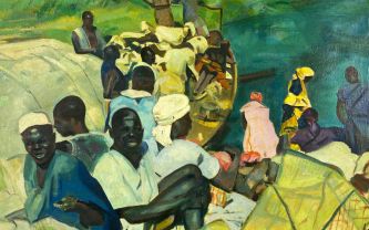 Jacques Majorelle, huile sur toile