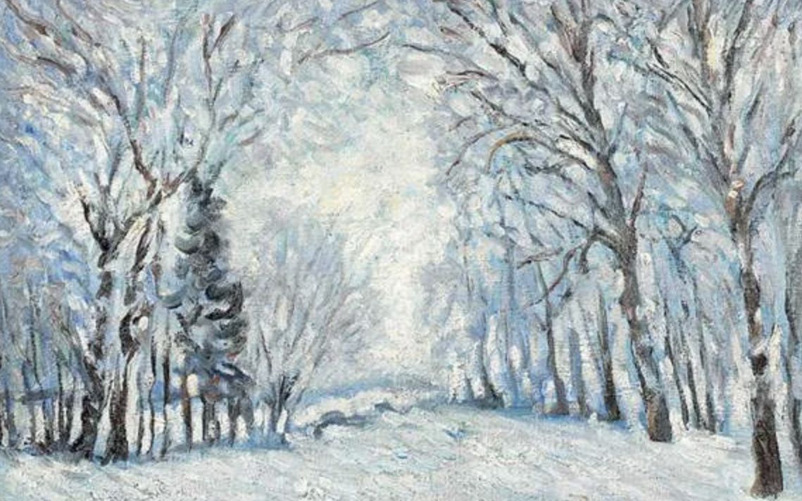 Igor Grabar, huile sur toile