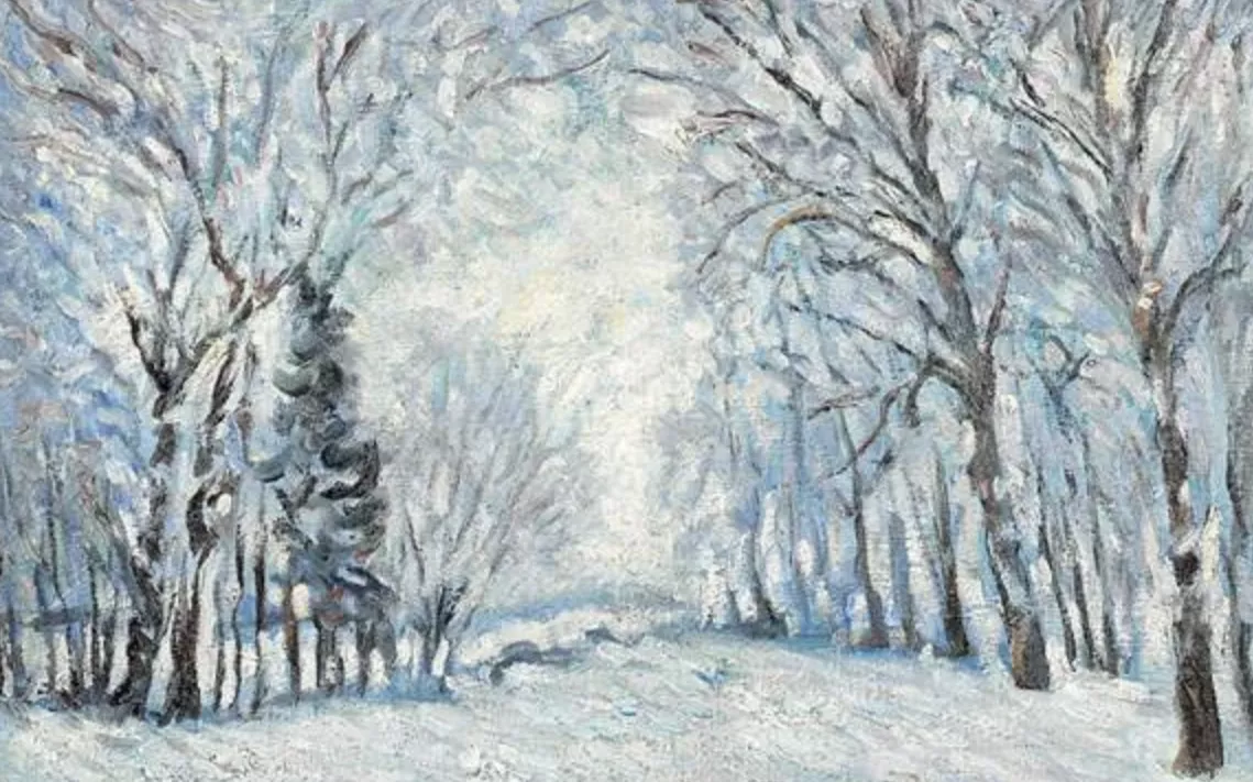 Igor Grabar, huile sur toile