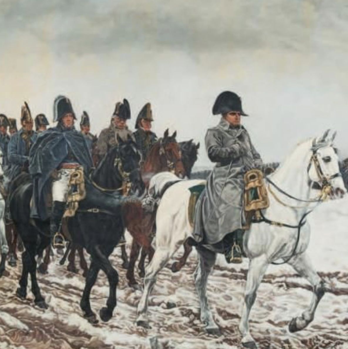 Ernest Meissonier, huile sur toile