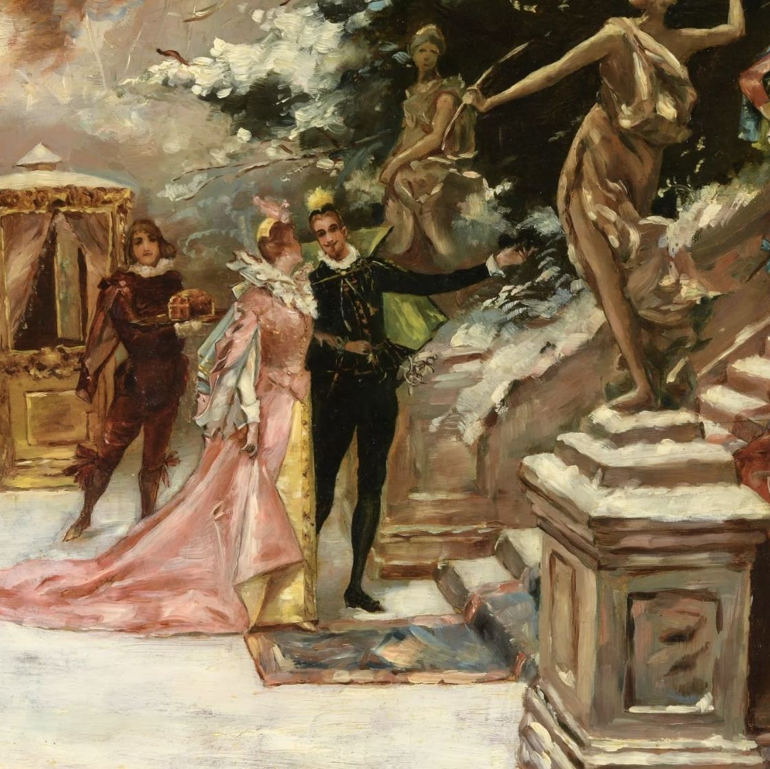Ernest Meissonier, huile sur toile