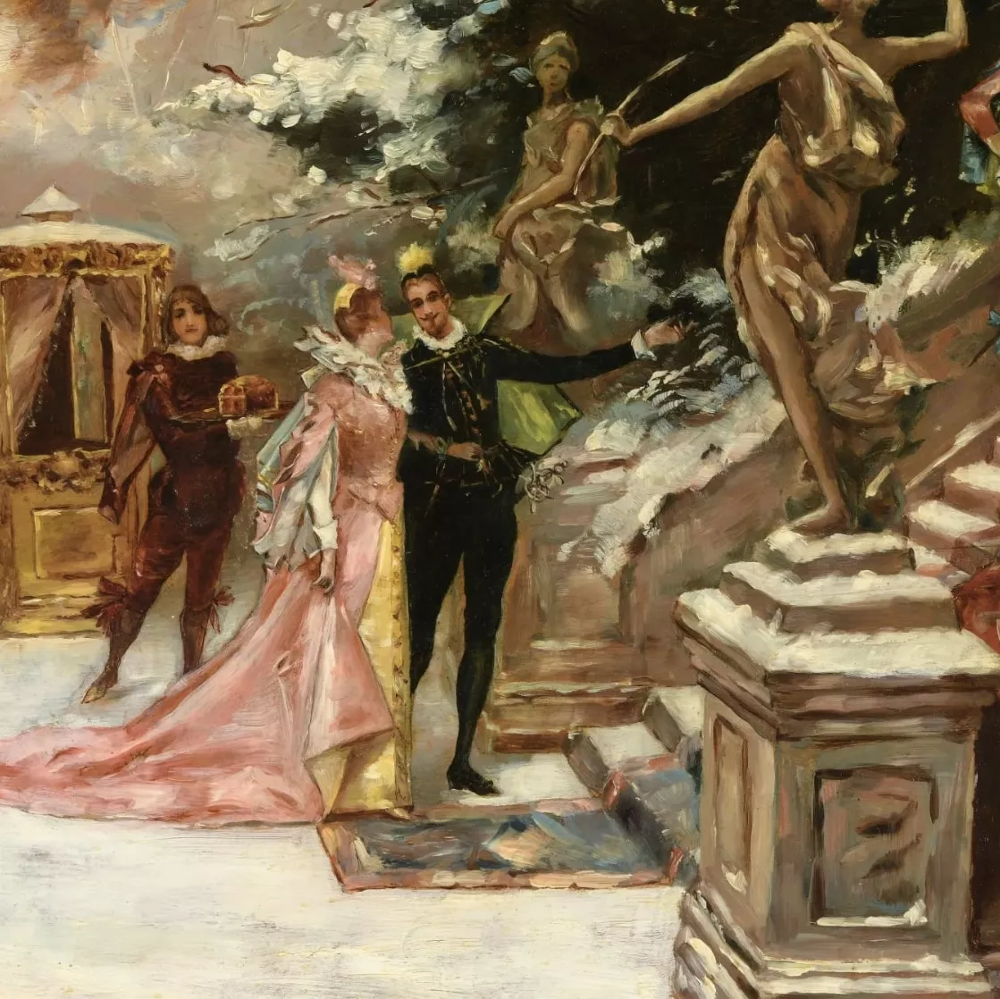 Ernest Meissonier, huile sur toile