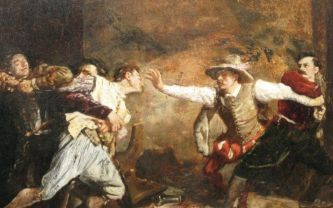 Ernest Meissonier, huile sur toile