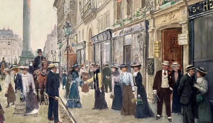 Jean B&eacute;raud, huile sur toile
