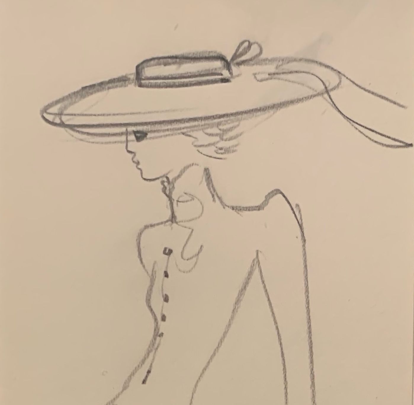 Saint Laurent, dessin d'étude