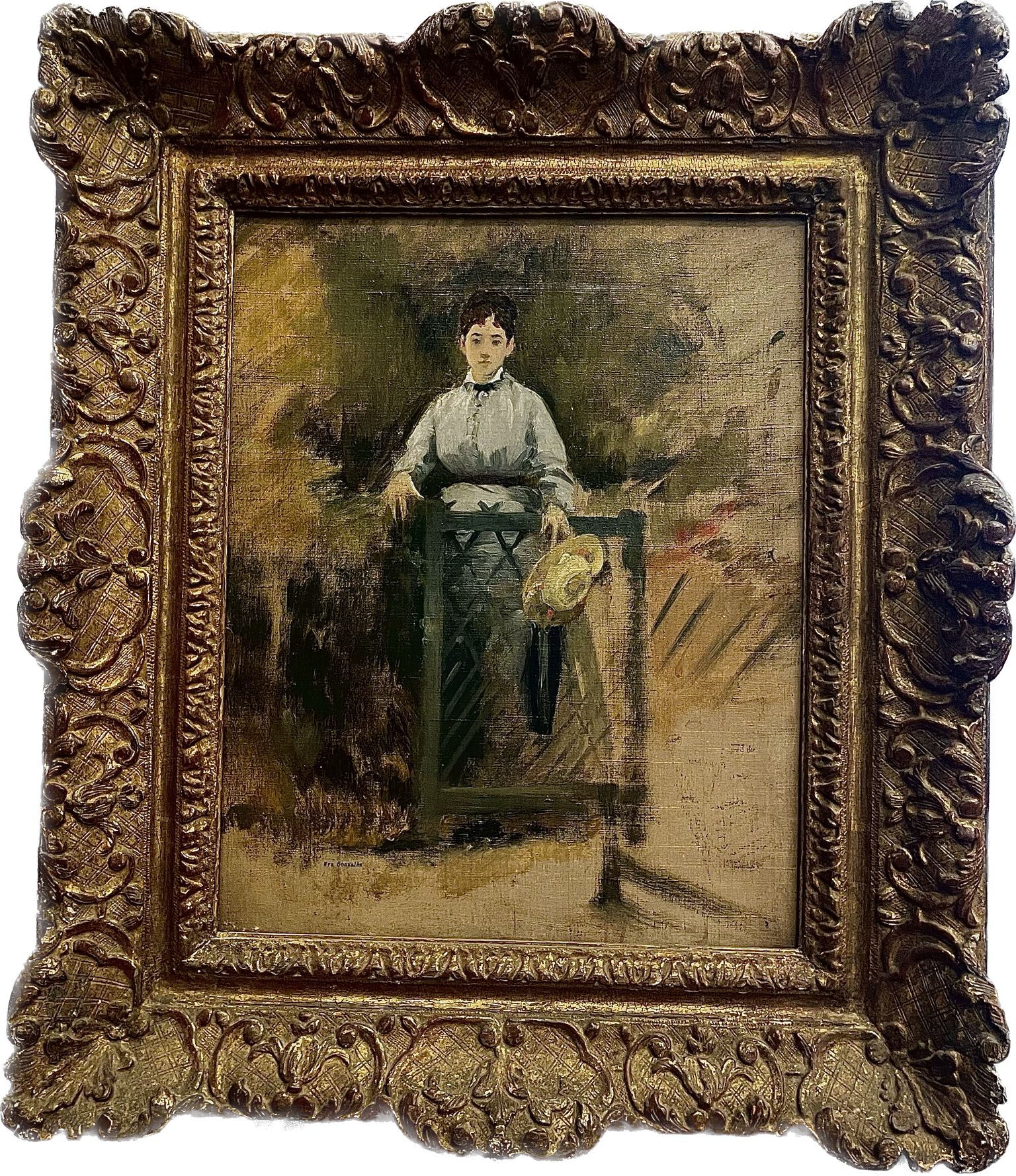 Eva Gonzalès, huile sur toile