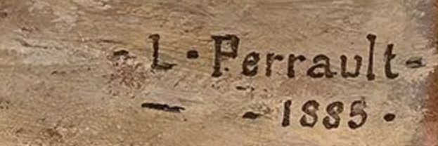 Signature de Léon Bazile Perrault