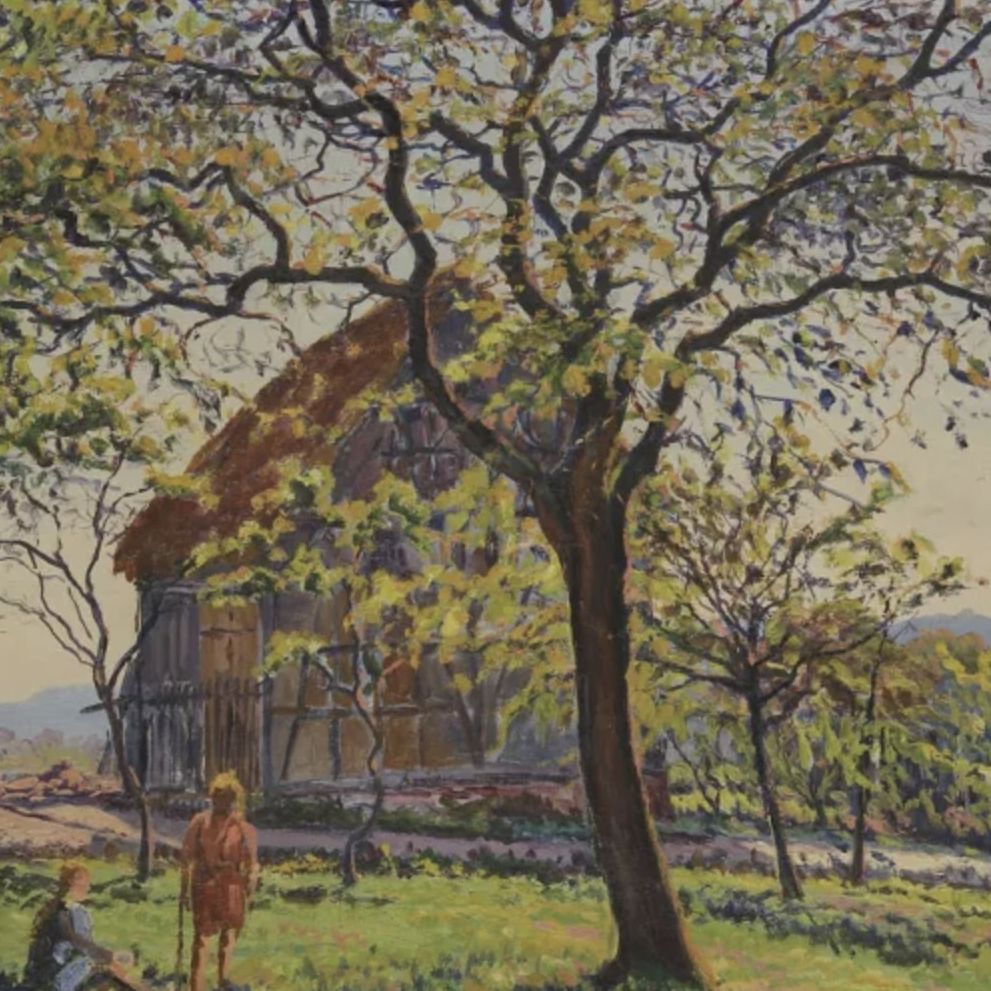 Gustave Cariot, huile sur toile