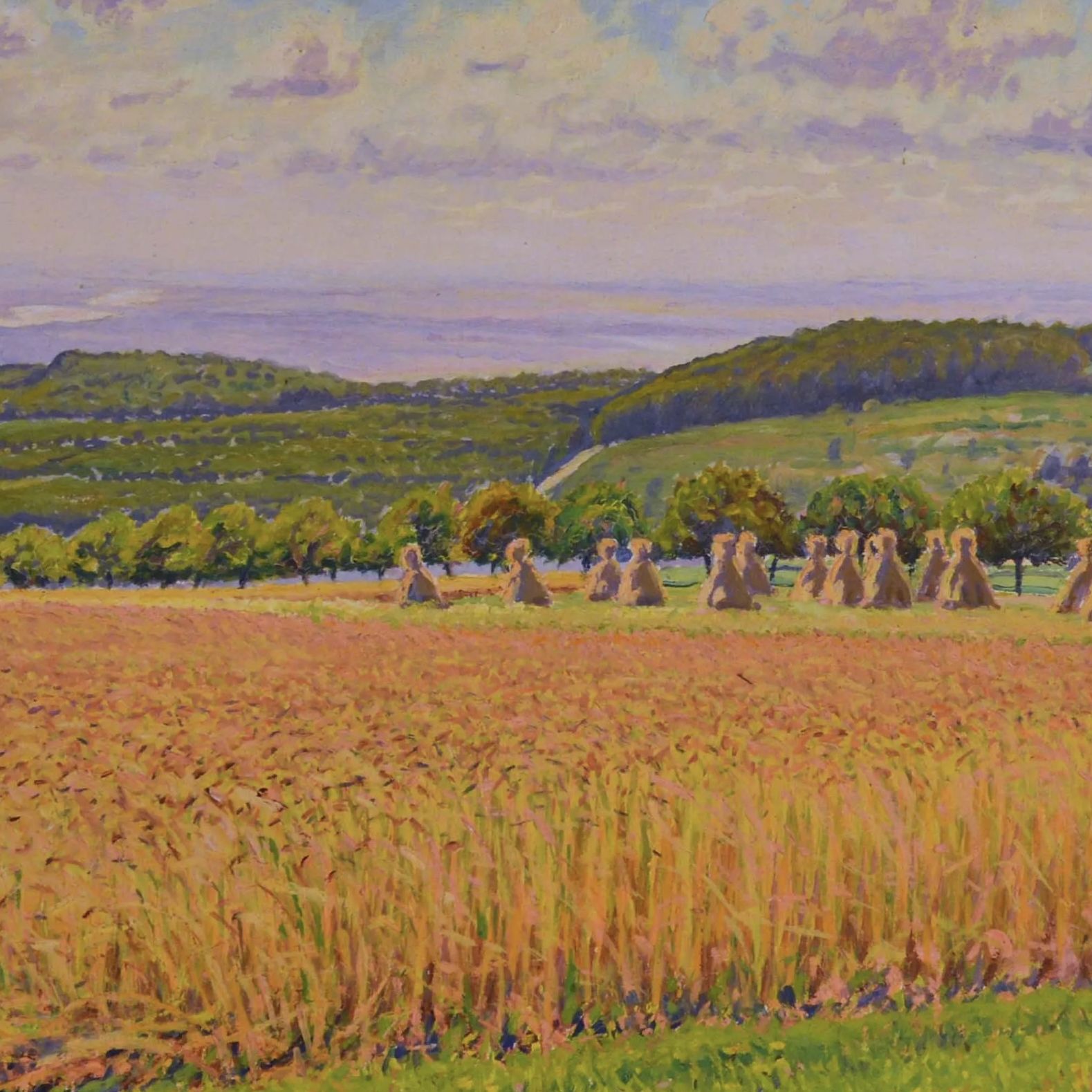 Gustave Cariot, huile sur toile