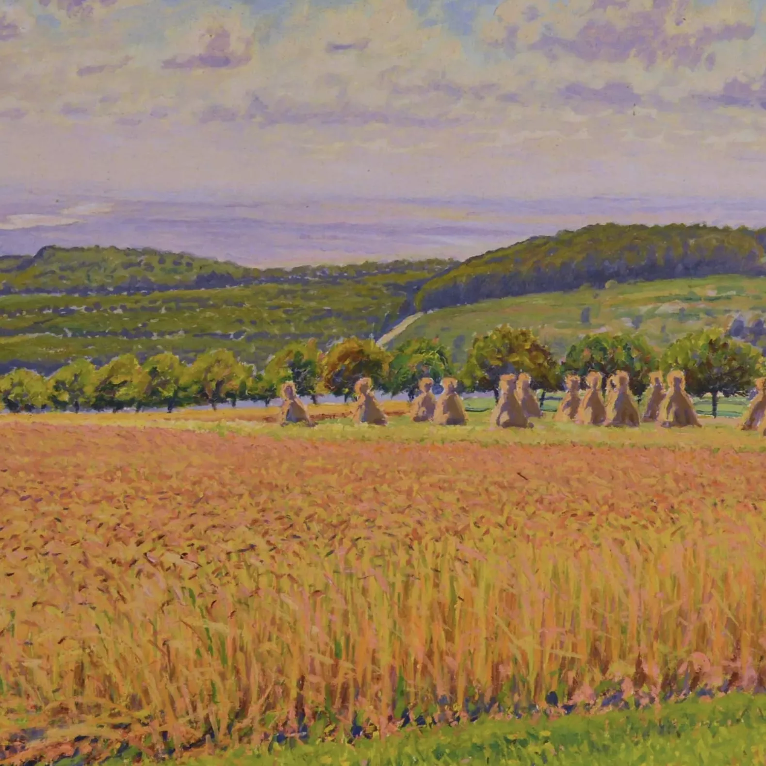 Gustave Cariot, huile sur toile