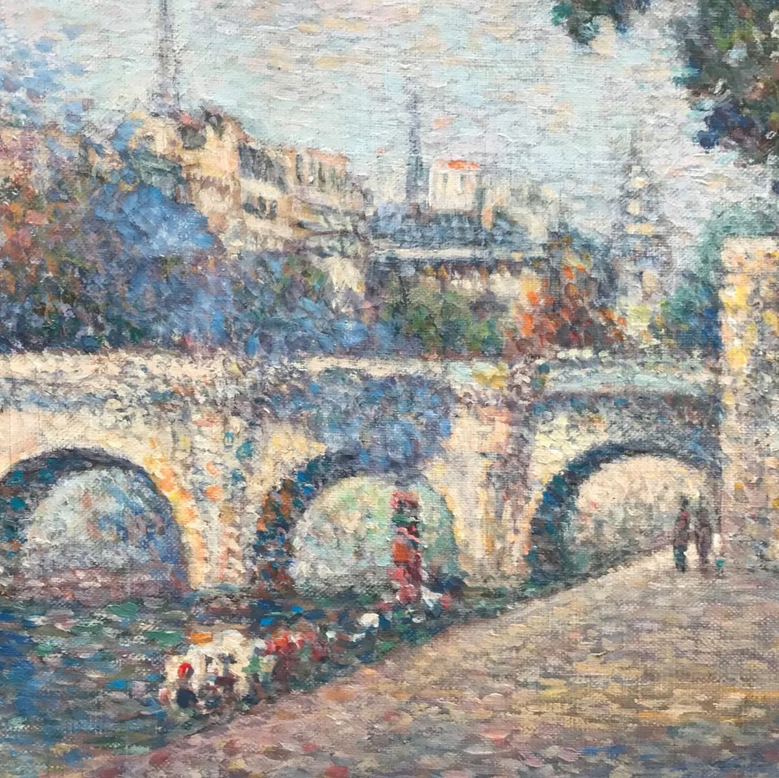 Gustave Cariot, huile sur toile