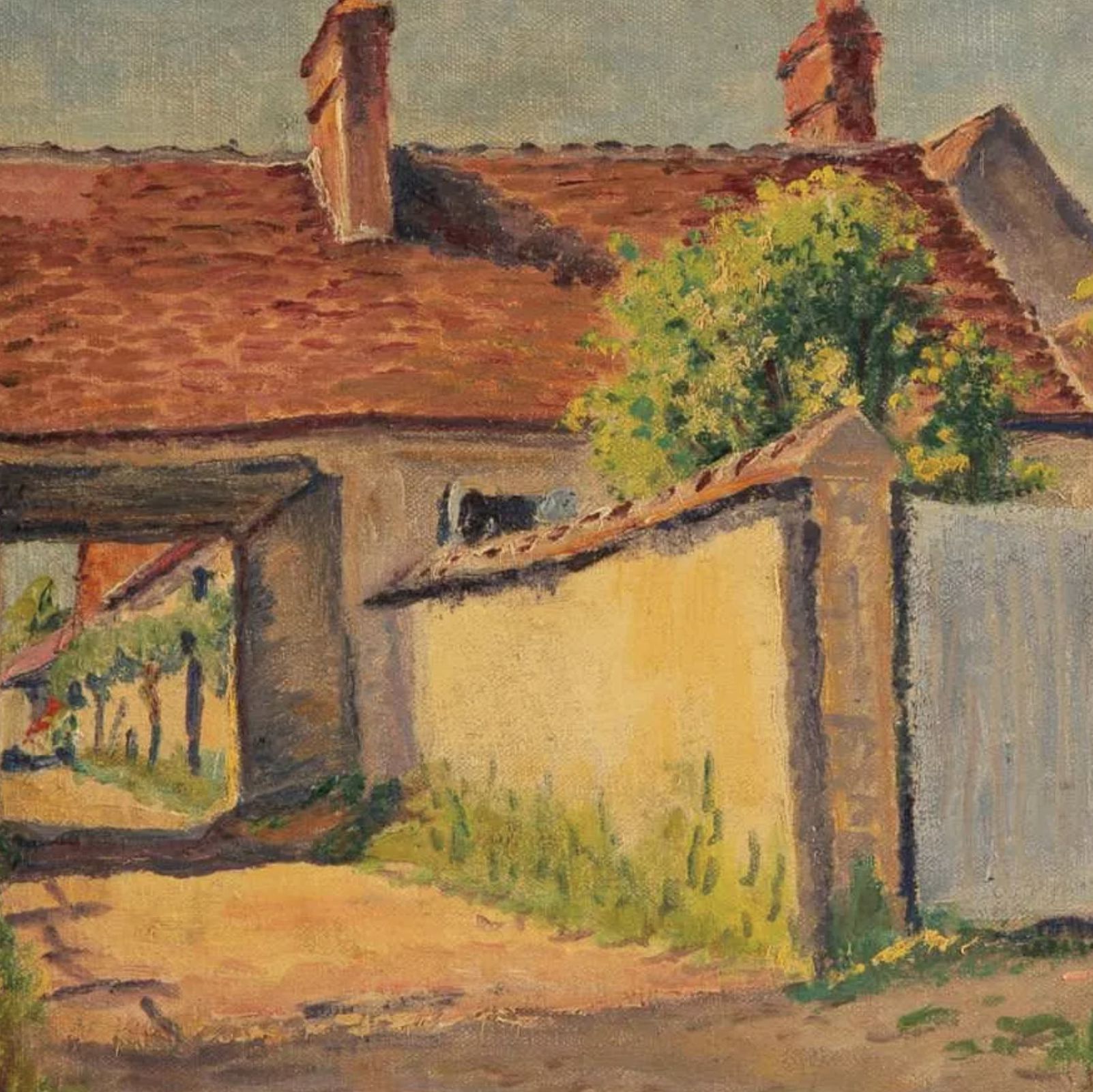 Gustave Cariot, huile sur toile