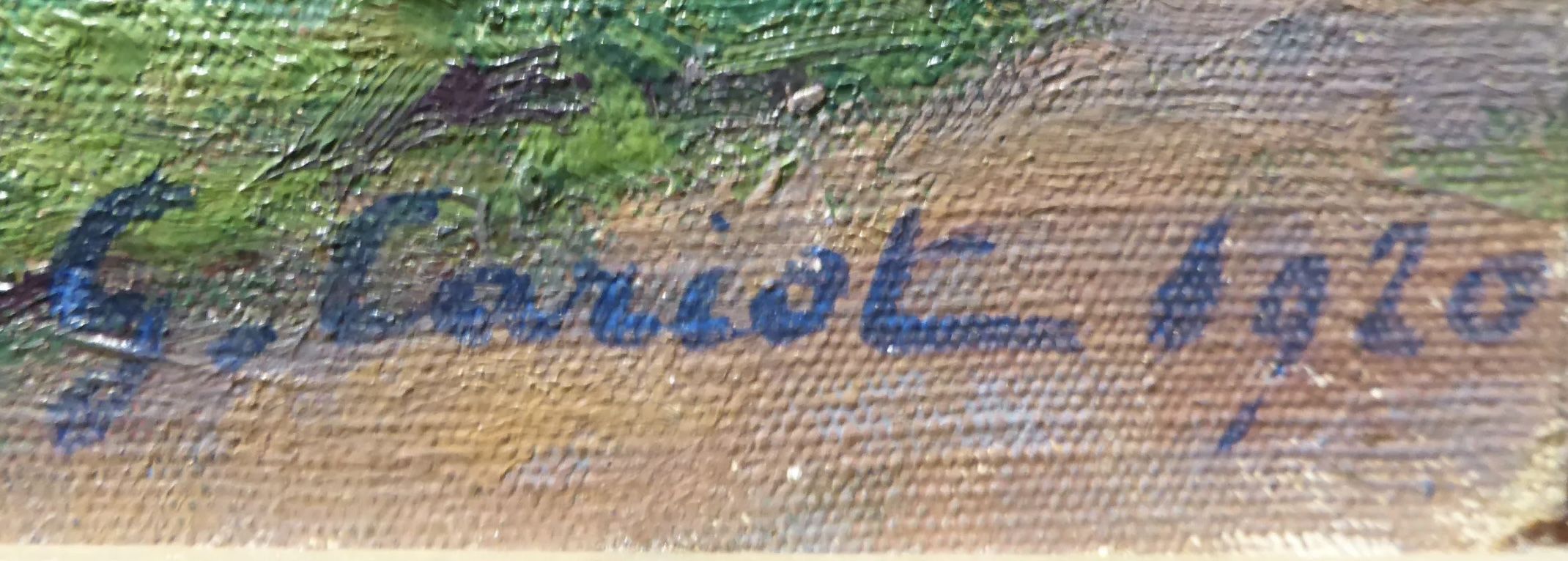 Signature de Gustave Cariot