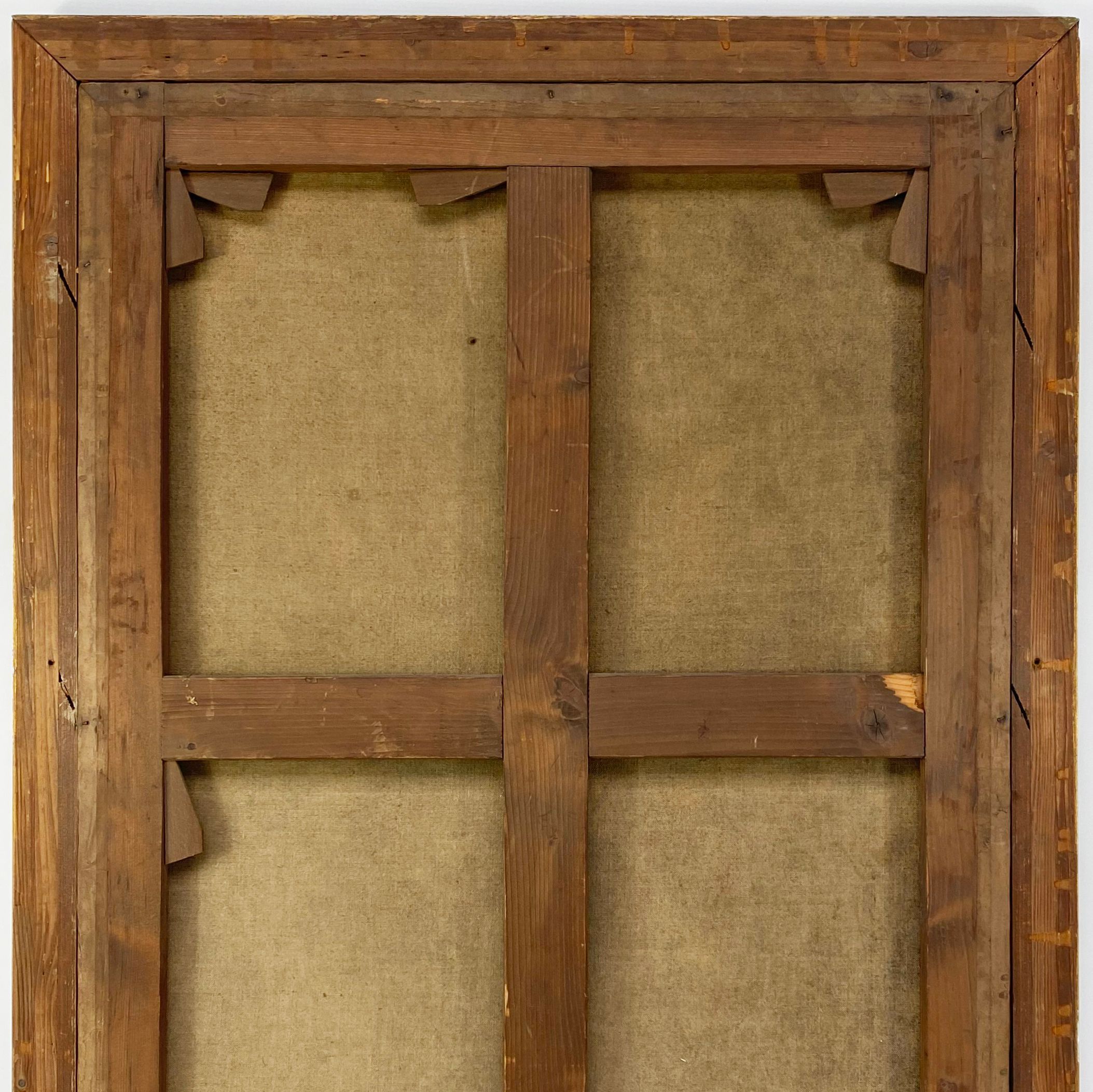 Dos du tableau de la Nativité