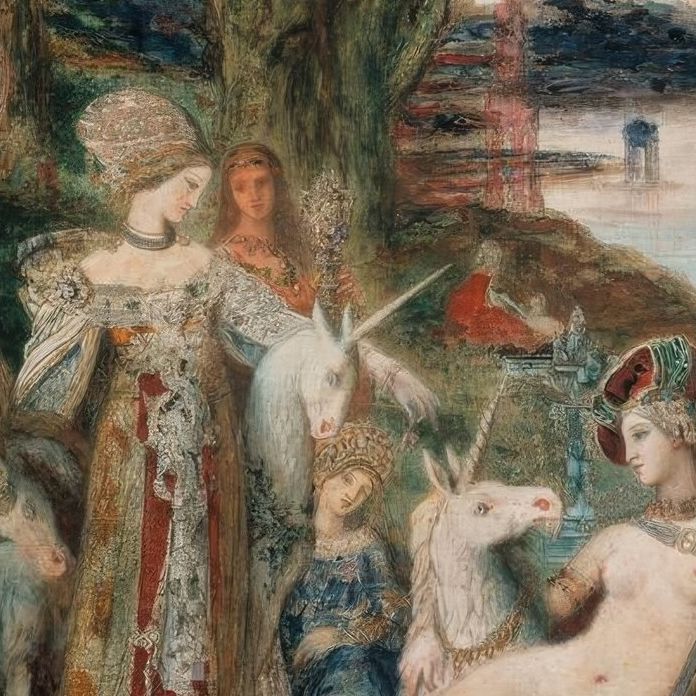 Gustave Moreau, huile sur toile
