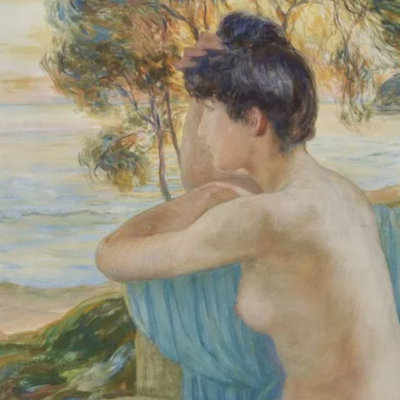 Clémentine Hélène Dufau, huile sur toile