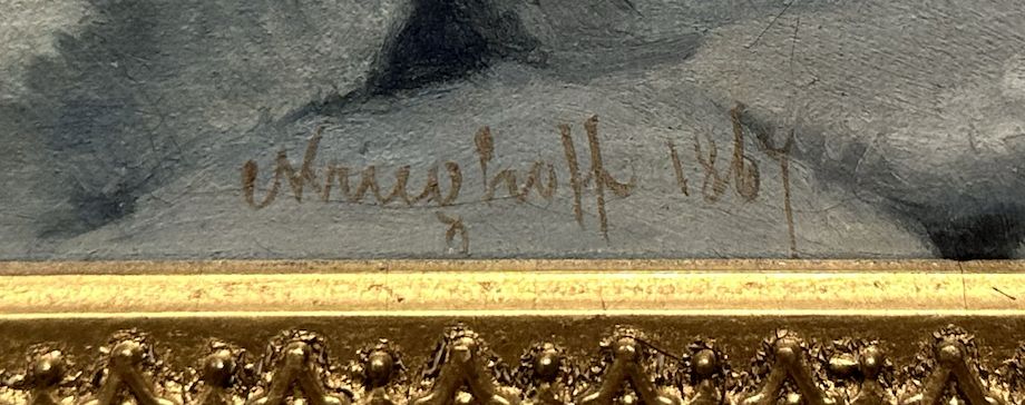 Signature de Cornelius Krieghoff