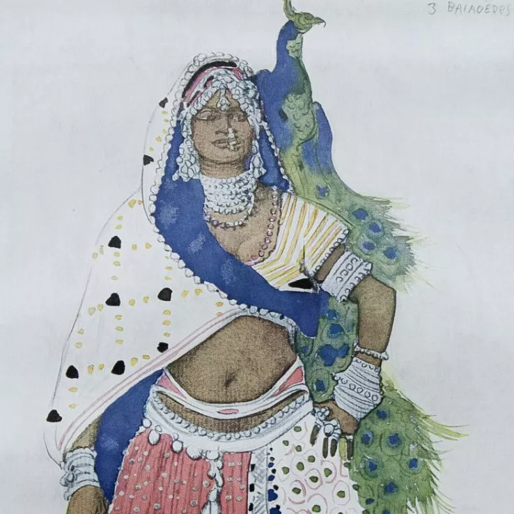 L&eacute;on Bakst, dessin