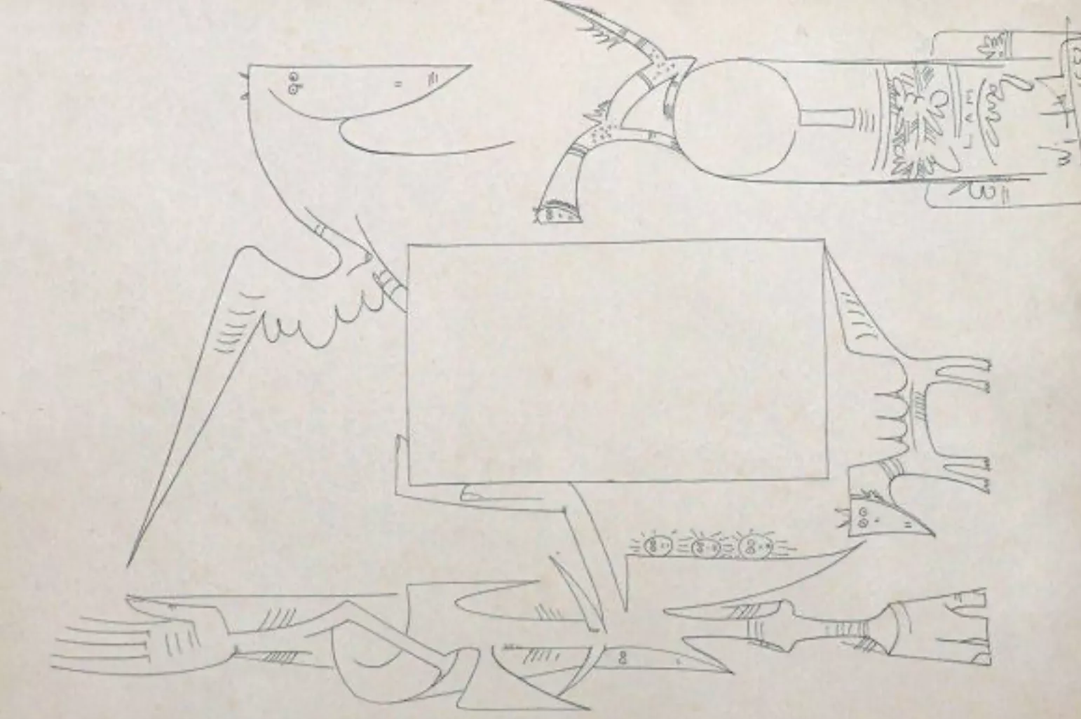 Wifredo Lam, dessin